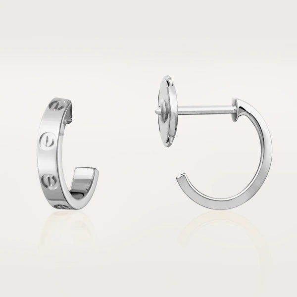 [CharmAmor]LOVE EARRINGS 2.65MM SILVER