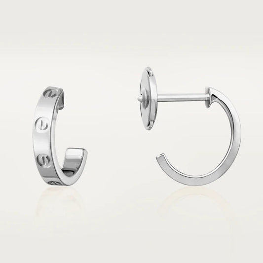 [CharmAmor]LOVE EARRINGS 2.65MM SILVER