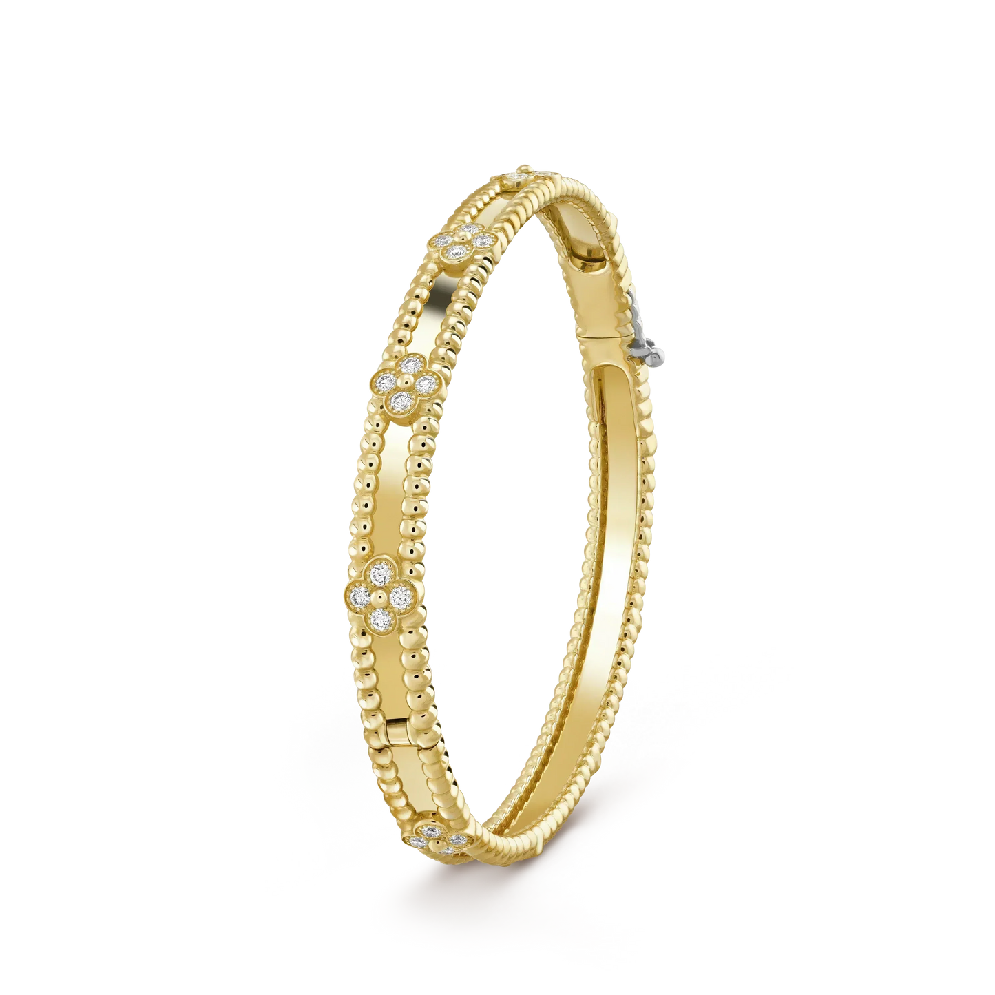 [CharmAmor]CLOVER BRACELET 4MM DIAMONDS