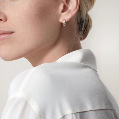 [CharmAmor]TRINITY ON DIAMOND MINI EARRINGS