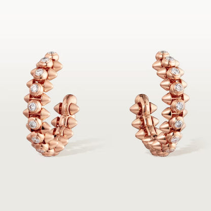 [CharmAmor]CLASH FULL DIAMOND MEDIUM EARRINGS