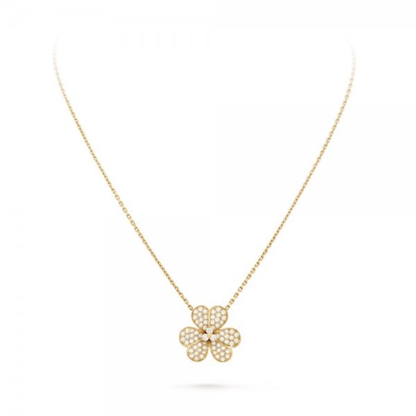 [CharmAmor]FLOWER DIAMOND NECKLACE