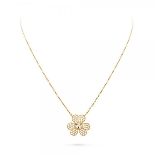 [CharmAmor]FLOWER DIAMOND NECKLACE
