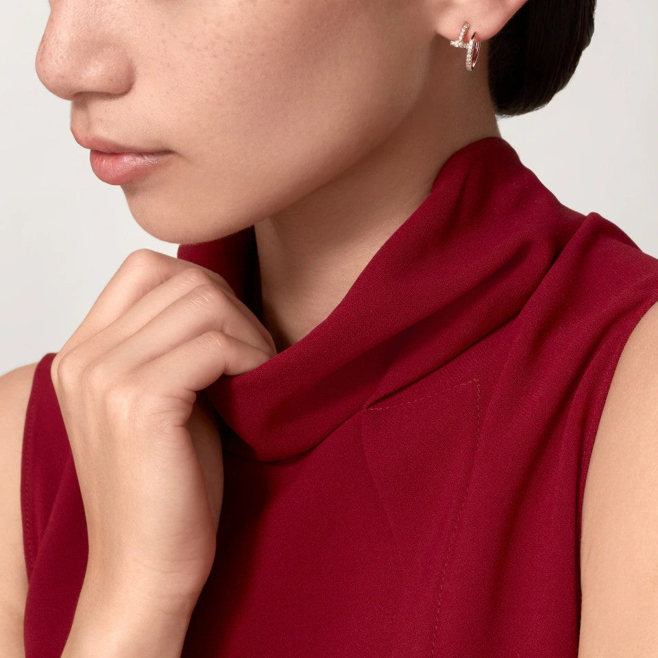 [CharmAmor]JUSTE FULL DIAMOND SMALL EARRINGS