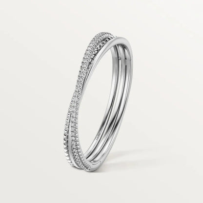 [CharmAmor]ETINCELLE HALF-PAVED DIAMOND BRACELET