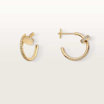 [CharmAmor]JUSTE FULL DIAMOND SMALL EARRINGS