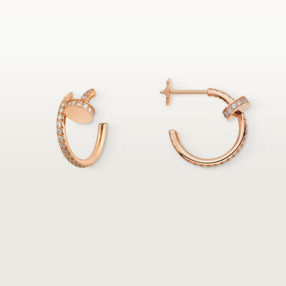 [CharmAmor]JUSTE FULL DIAMOND SMALL EARRINGS