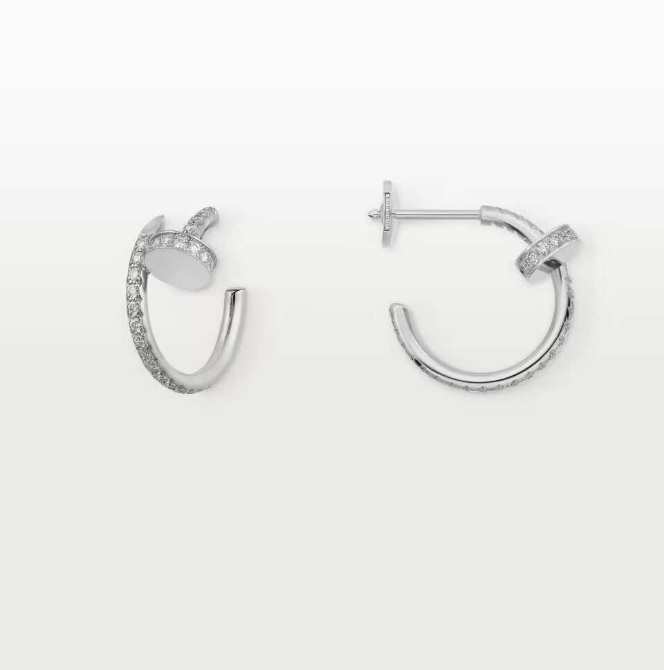[CharmAmor]JUSTE FULL DIAMOND SMALL EARRINGS
