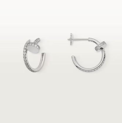 [CharmAmor]JUSTE FULL DIAMOND SMALL EARRINGS