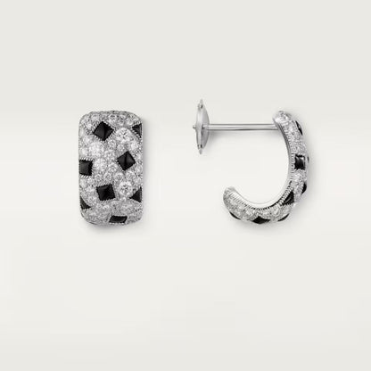 [CharmAmor]PANTHERE MINI FULL DIAMOND EARRINGS