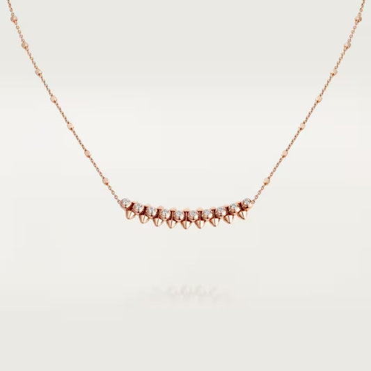 [CharmAmor]CLASH  MEDIUM DIAMOND NECKLACE