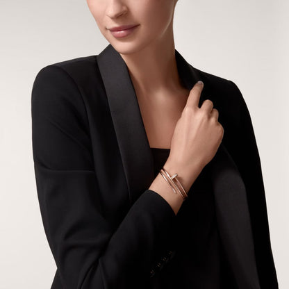 [CharmAmor]JUSTE BRACELET 3.5MM DOUBLE ROW DIAMOND