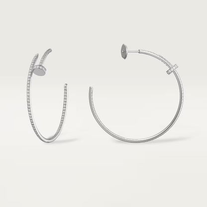 [CharmAmor]JUSTE FULL DIAMOND LARGE EARRINGS