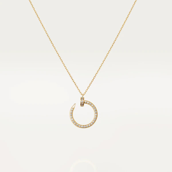 [CharmAmor]JUSTE NECKLACE GOLD DIAMONDS