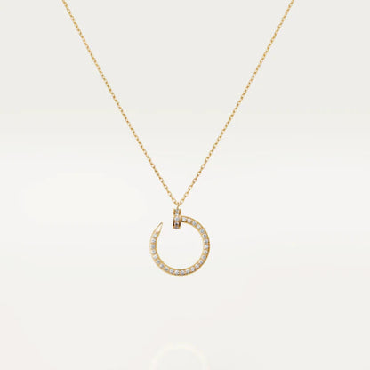 [CharmAmor]JUSTE NECKLACE GOLD DIAMONDS