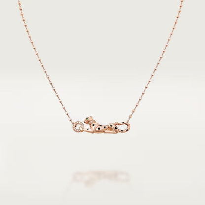 [CharmAmor]PANTHERE FULL DIAMOND NECKLACE