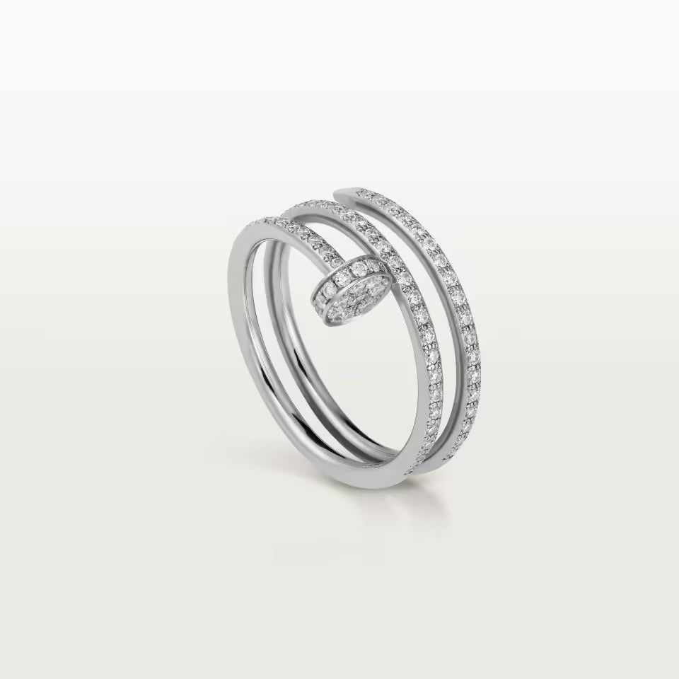 [CharmAmor]JUSTE RING 4.8MM FULL DIAMOND