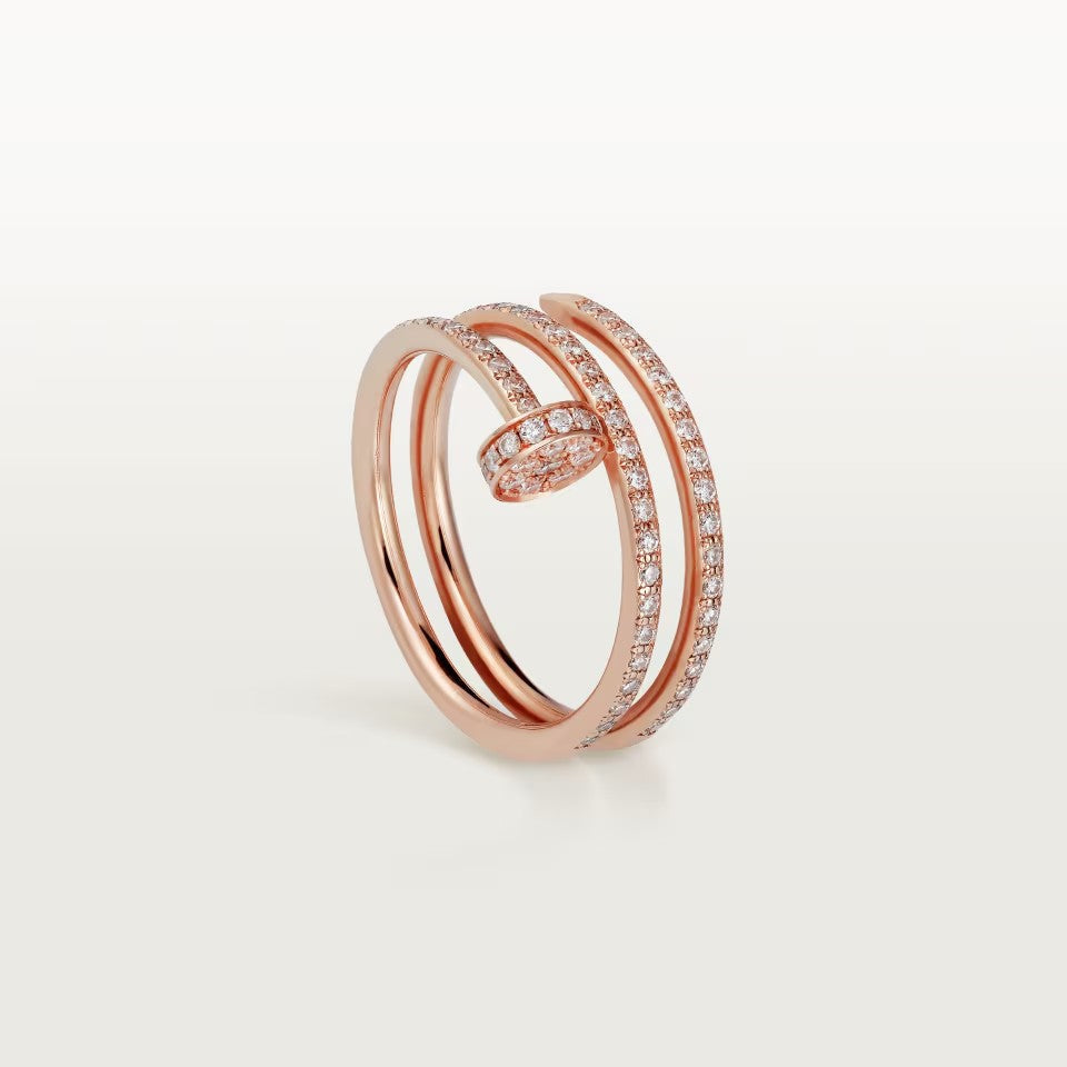 [CharmAmor]JUSTE RING 4.8MM FULL DIAMOND