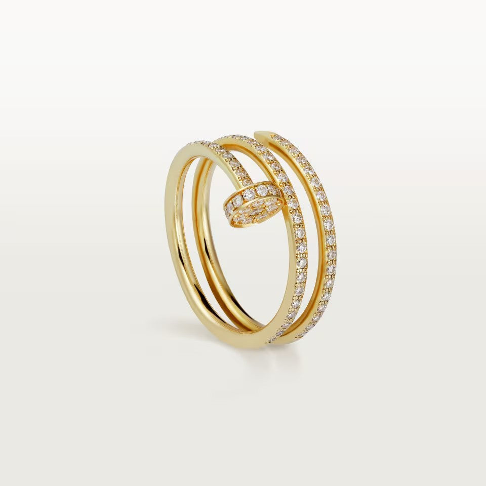 [CharmAmor]JUSTE RING 4.8MM FULL DIAMOND