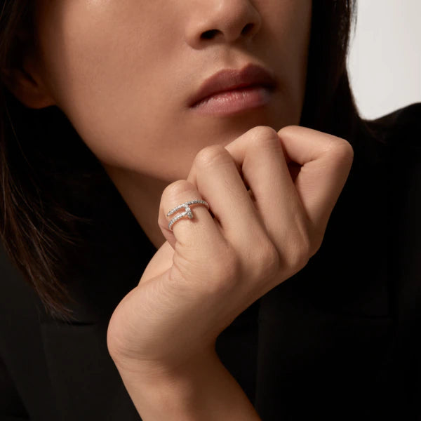 [CharmAmor]JUSTE RING 1.8MM SILVER DIAMONDS