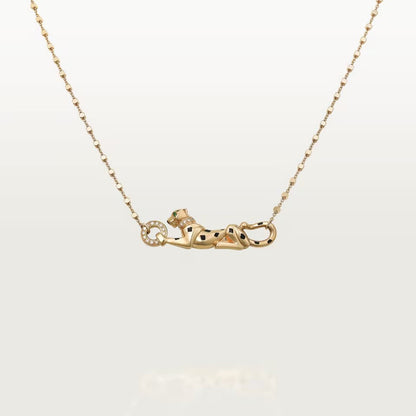 [CharmAmor]PANTHERE FULL DIAMOND NECKLACE