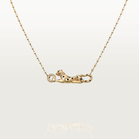[CharmAmor]PANTHERE FULL DIAMOND NECKLACE
