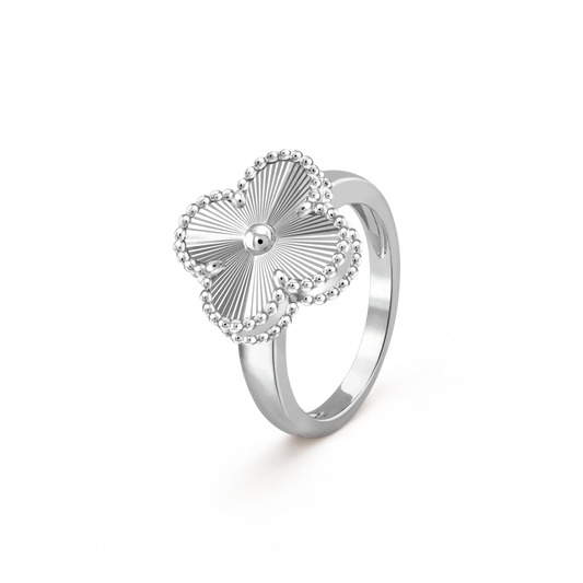 [CharmAmor]CLOVER SILVER RING