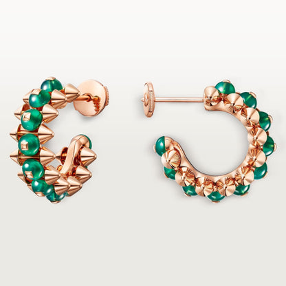 [CharmAmor]CLASH 7.9MM AGATE CHALCEDONY EARRINGS