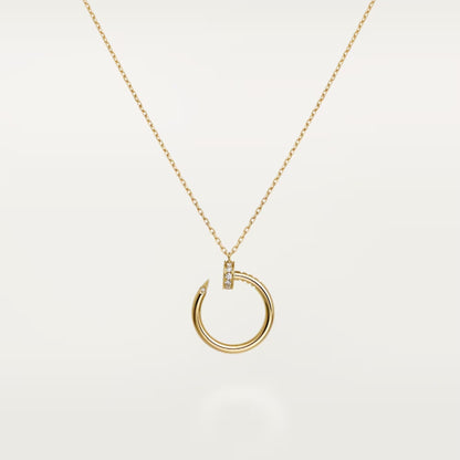 [CharmAmor]JUSTE NECKLACE HALF DIAMOND