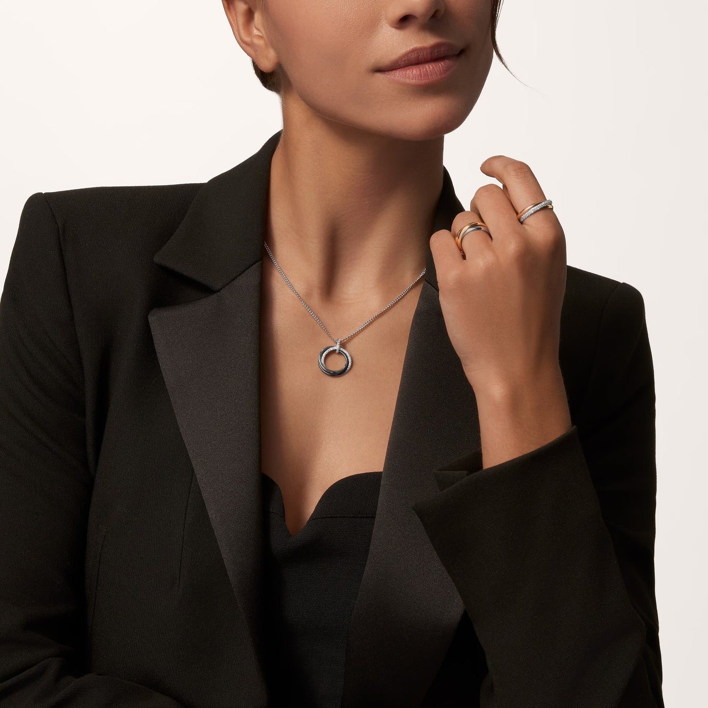 [CharmAmor]TRINITY CERAMIC NECKLACE