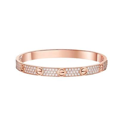 [CharmAmor]LOVE BRACELET 6.1MM DIAMOND-PAVED