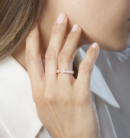 [CharmAmor]ALLIANCE LIENS VIDENCE PAVED DIAMOND 4MM RING