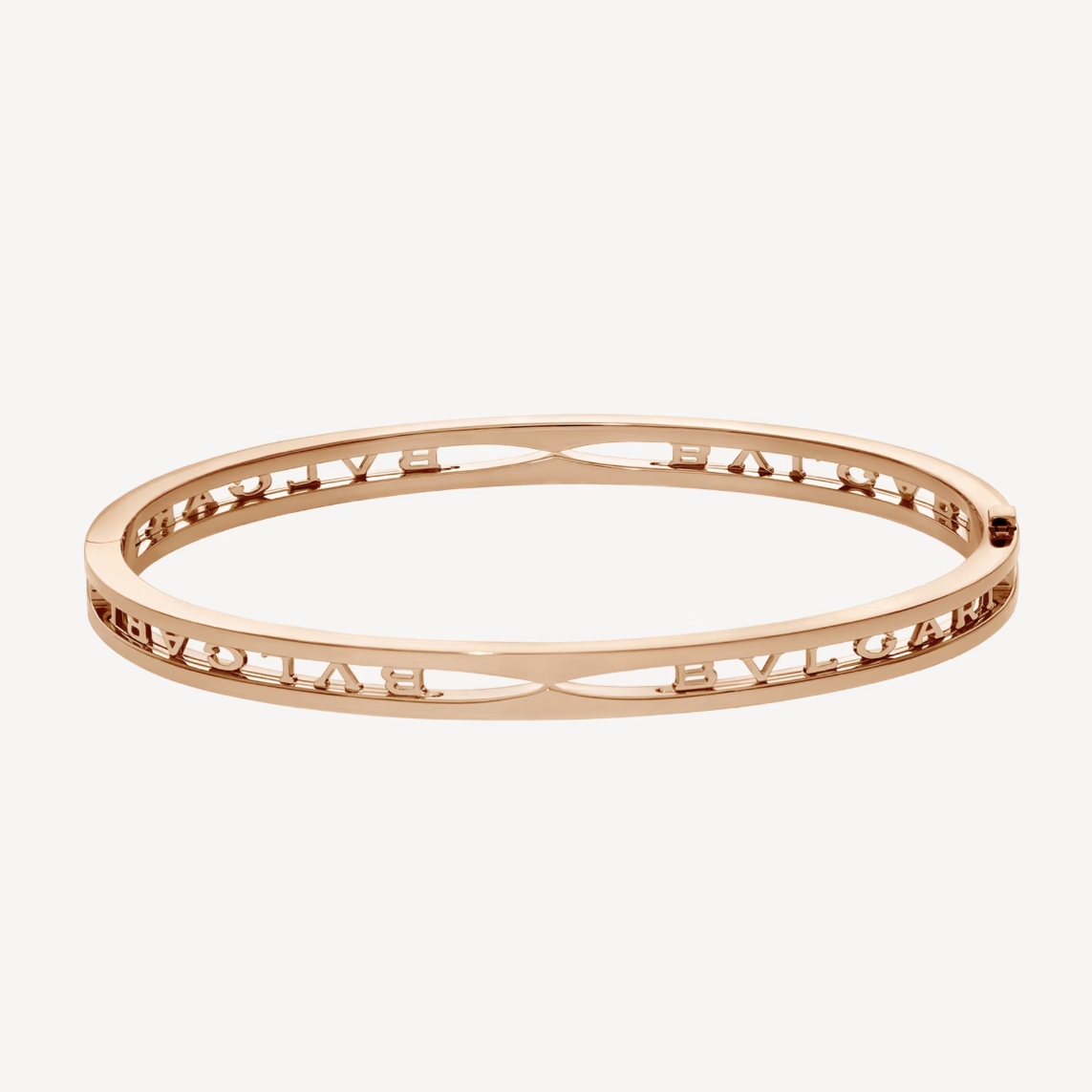 [CharmAmor]ZERO 1 SPIRAL LOGO PINK GOLD BRACELET