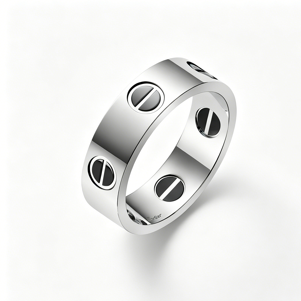 [CharmAmor]LOVE RING 5.5MM NO DIAMONDS  CERAMIC