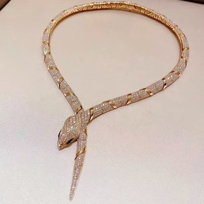 [CharmAmor]HAUTE COUTURE GOLD SERPENTI NECKLACE