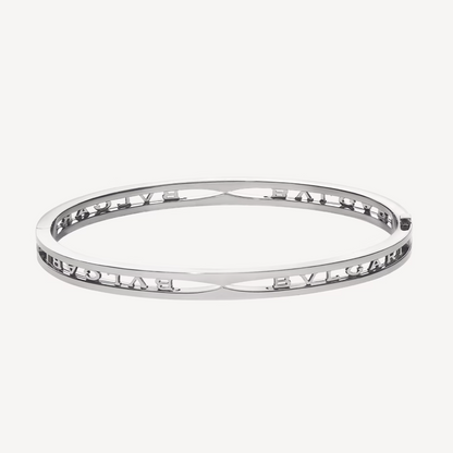 [CharmAmor]ZERO 1 SPIRAL LOGO SILVER BRACELET