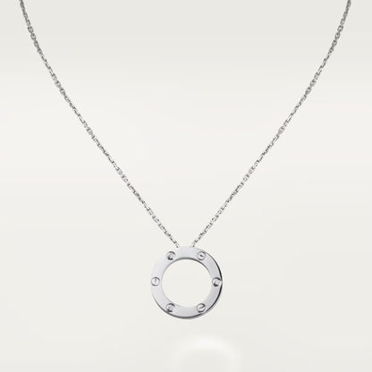 [CharmAmor]LOVE NECKLACE 16MM 3 DIAMONDS