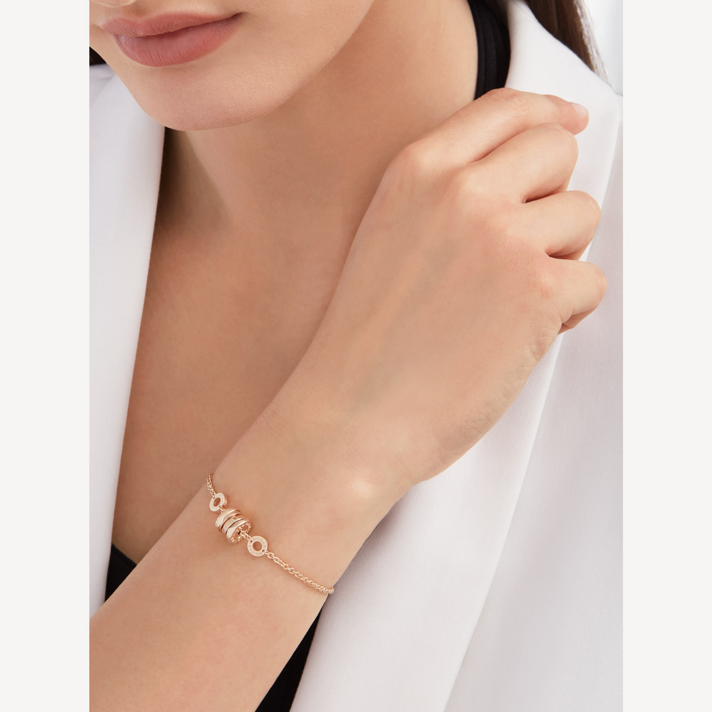 [CharmAmor]ZERO 1 SOFT PINK GOLD BRACELET