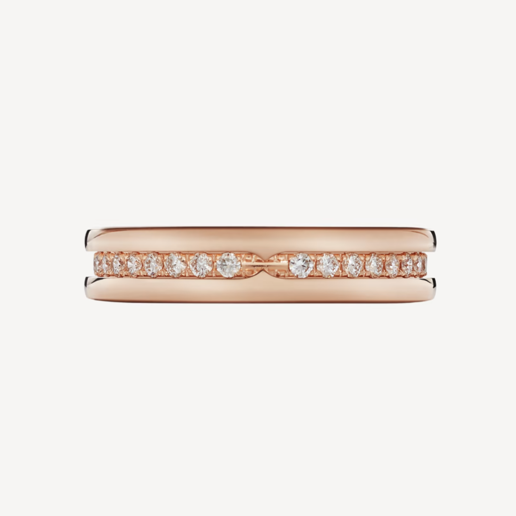 [CharmAmor]ZERO 1 ONE-BAND PAVED DIAMONDS ON THE SPIRAL RING