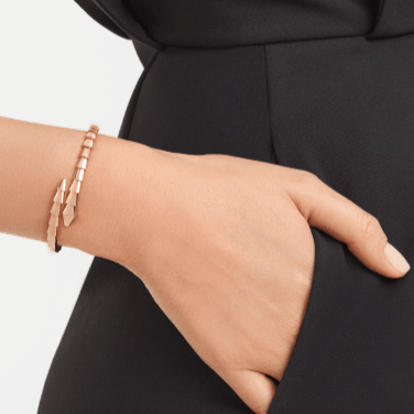[CharmAmor]SERPENTI VIPER PINK GOLD BRACELET