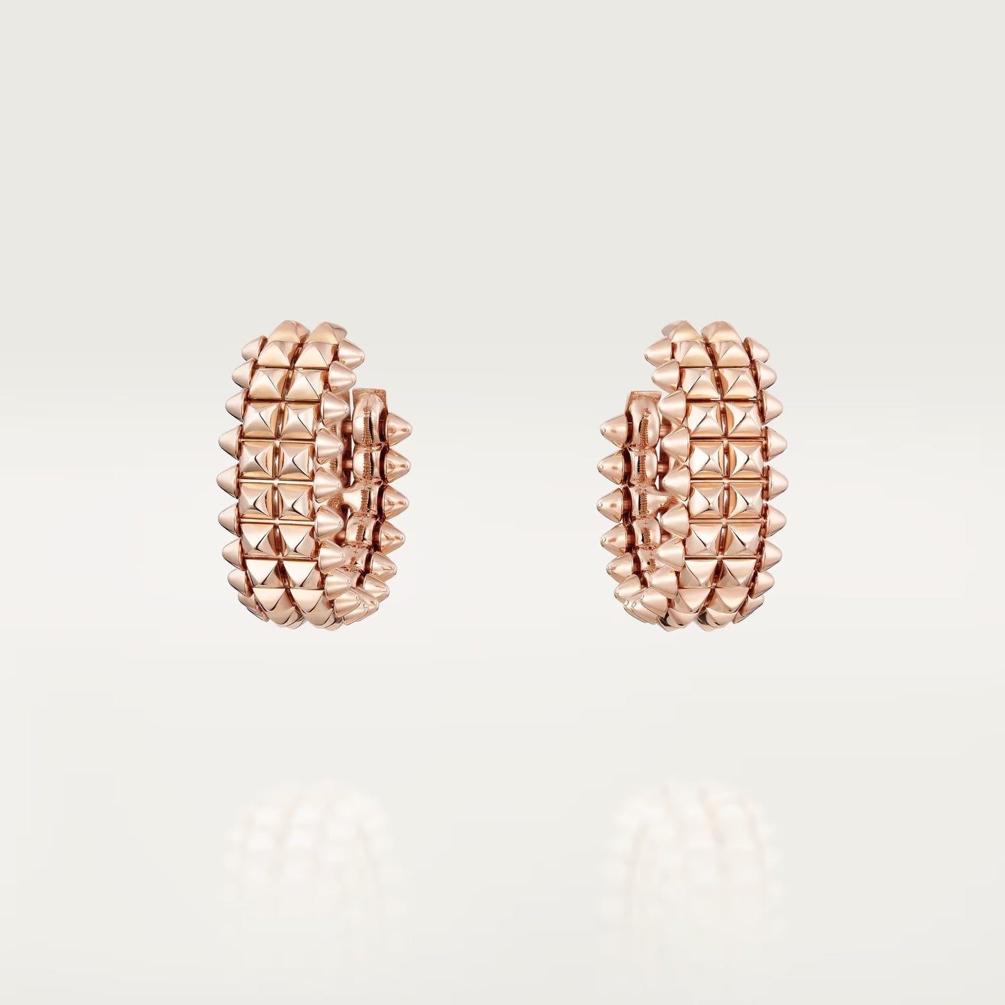 [CharmAmor]CLASH 9.2MM DOUBLE ROW EARRINGS