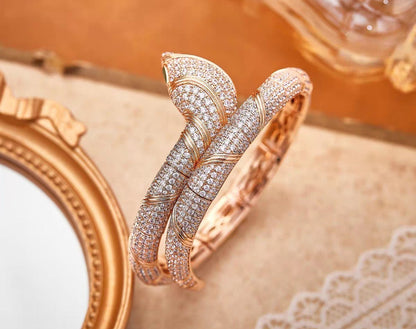 [CharmAmor]HAUTE COUTURE GOLD SERPENTI BRACELET