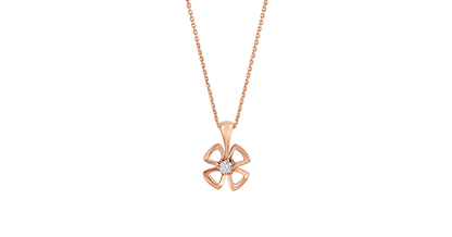 [CharmAmor]FIOREVER NECKLACE DIAMOND CENTER