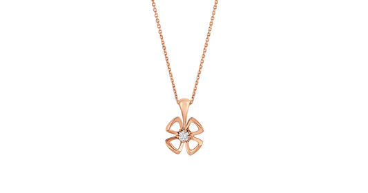 [CharmAmor]FIOREVER NECKLACE DIAMOND CENTER