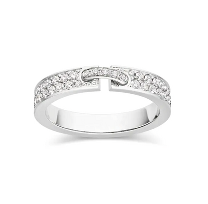 [CharmAmor]ALLIANCE LIENS VIDENCE PAVED DIAMOND 4MM RING