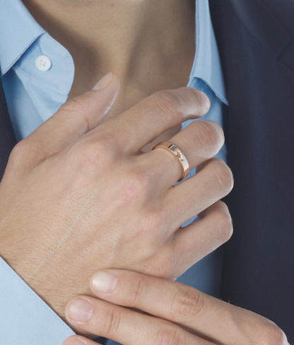 [CharmAmor]ALLIANCE LIENS VIDENCE DIAMOND 4MM RING