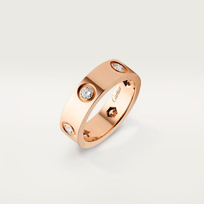 [CharmAmor]LOVE 5.5MM 6 DIAMOND RING