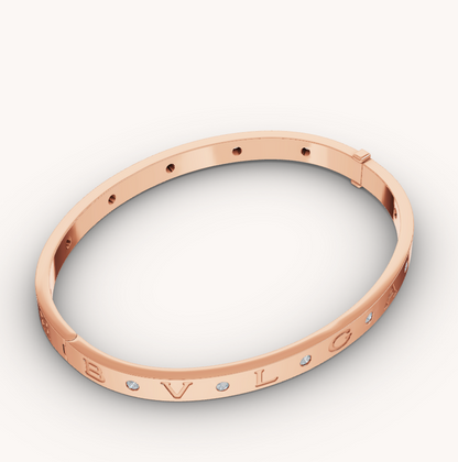 [CharmAmor]ZERO 1 PINK GOLD 12 DIAMONDS BRACELET