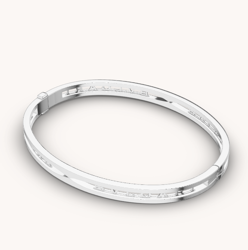 [CharmAmor]ZERO 1 SPIRAL LOGO SILVER BRACELET