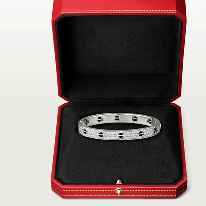 [CharmAmor]LOVE BRACELET 6.1MM DIAMOND-PAVED CERAMIC